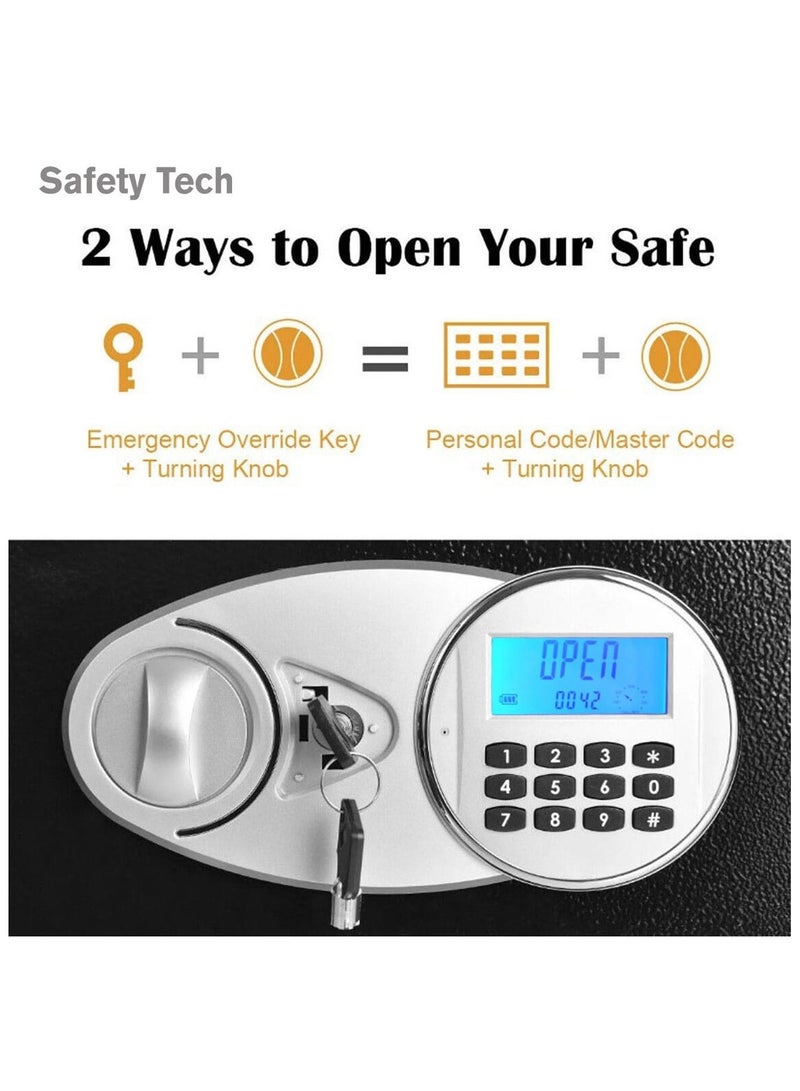 Safety Tech GN50 EID3 Electronic Safe – Digital Display, Burglar Alarm, and Movable Internal Shelves - Image 3