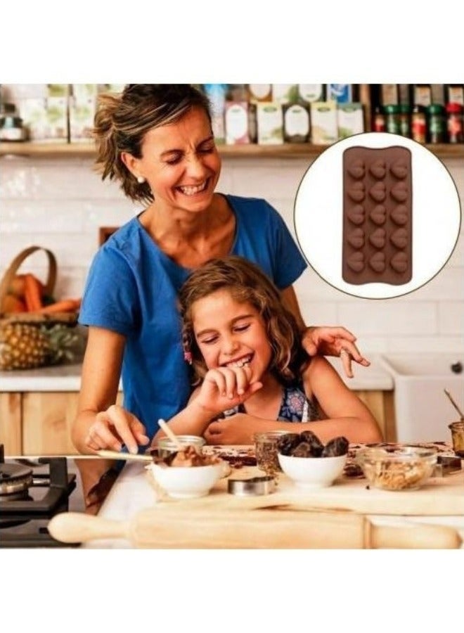 قالب سيليكون للشوكولاتة والحلوى ومكعبات الثلج (شكل عشوائى) - Image 4