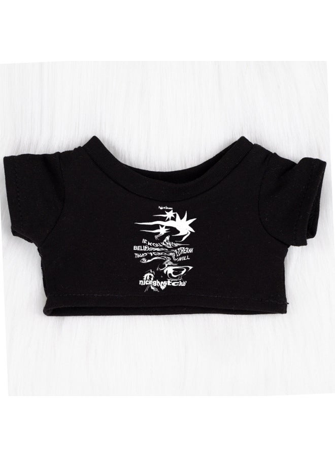 10/1520CM Doll Clothes Yin Jinghan Xu Minghao Quan Yuan You Concert With Starfish Cotton Doll T-Specifications:10cm (starfish Body)-Color:White Face Same Style T-shirt - Image 5