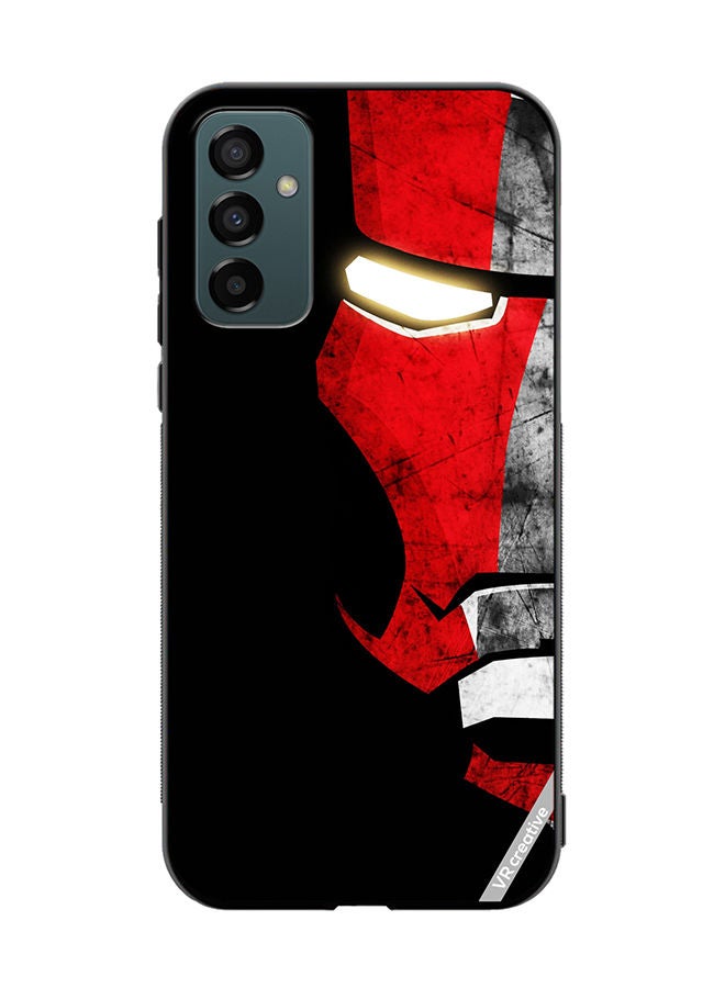 VR CREATIVE Protective Case Cover For Samsung Galaxy M23 Half Face Iron Man Design Multicolour - Image 1