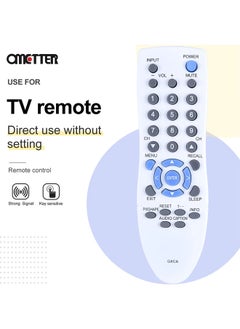 New GXCA Remote Control for Sanyo TV DP15647 DP15657 DP19647 DP32746M HT27547 HT30547