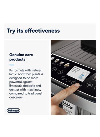 Delonghi EcoDecalk Descaler، محلول إزالة الترسبات الكلسية الصديق للبيئة والمناسب لجميع أنواع آلات القهوة وآلات الإسبريسو (100 مل) - view 4