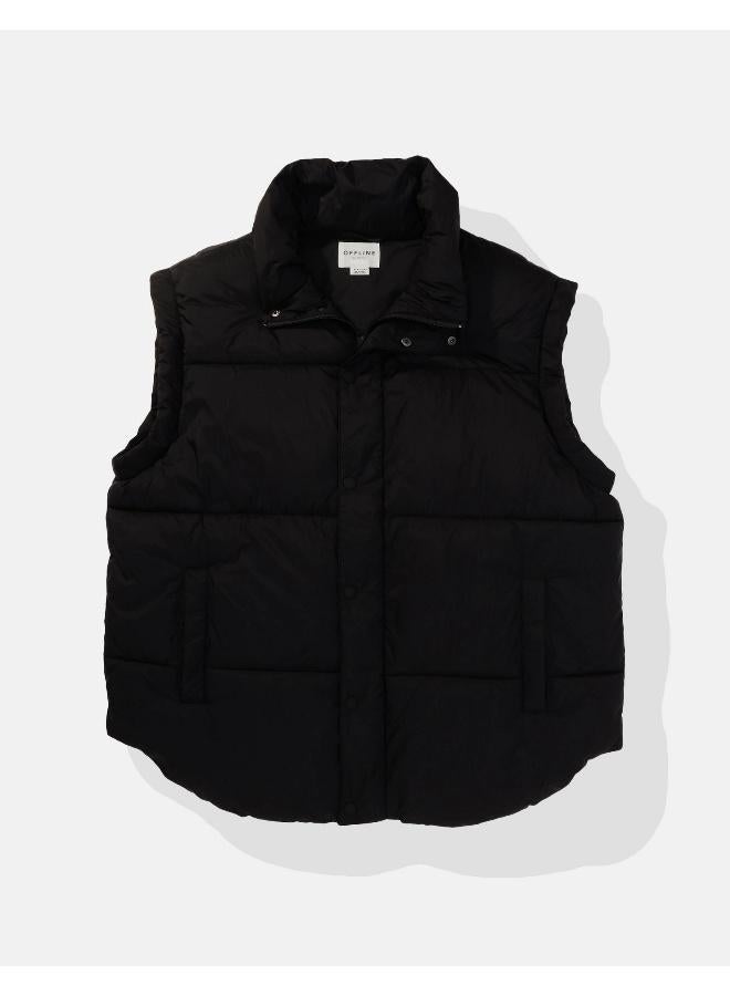 Aerie Oversized Puffer Vest  - Image 1