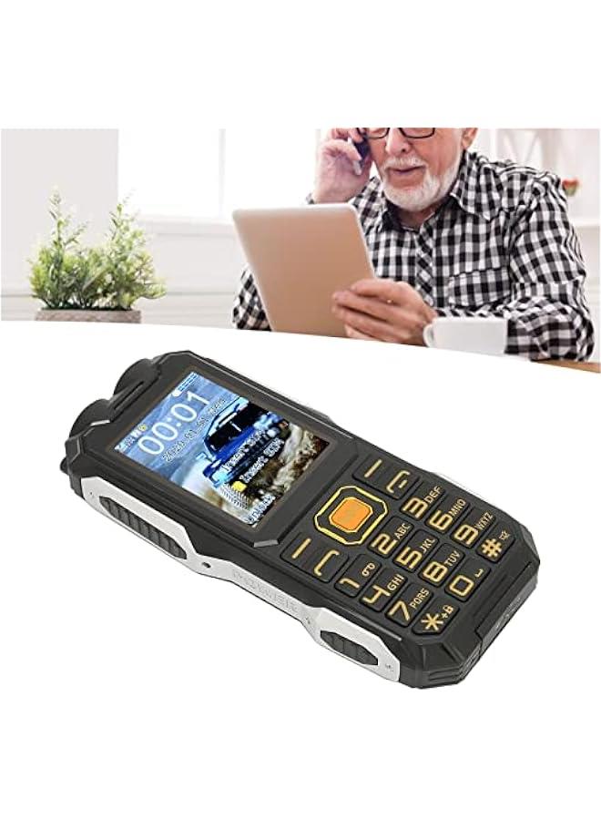 Arabest Unlocked Senior Cell Phone with Big ons, Dual SIM, Easy Operation, Long Battery Life, Flashlight, SOS Function, Voice Recorder, Calendar, Alarm, and Calculator in Black Color. - Image 3