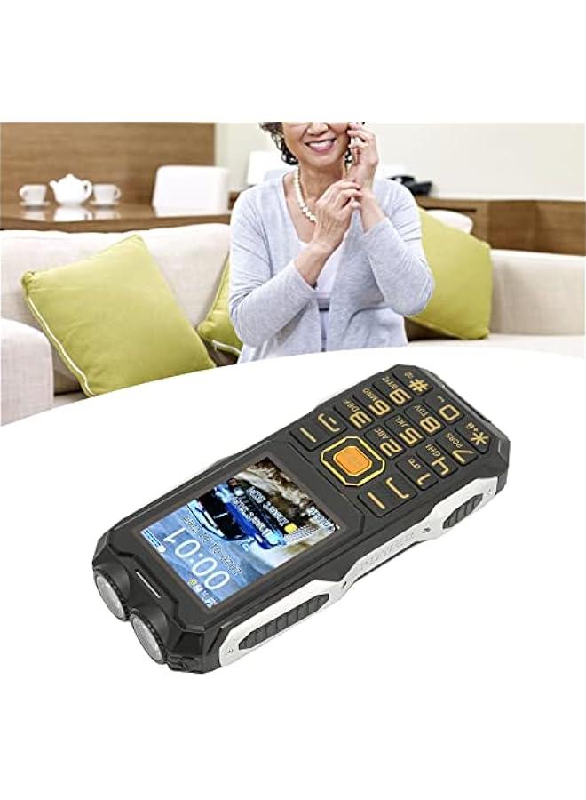 Arabest Unlocked Senior Cell Phone with Big ons, Dual SIM, Easy Operation, Long Battery Life, Flashlight, SOS Function, Voice Recorder, Calendar, Alarm, and Calculator in Black Color. - Image 2