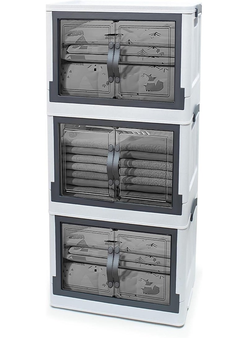 EL Watania Prime Mini Elite Wardrobe 3 Shelves White *Gray