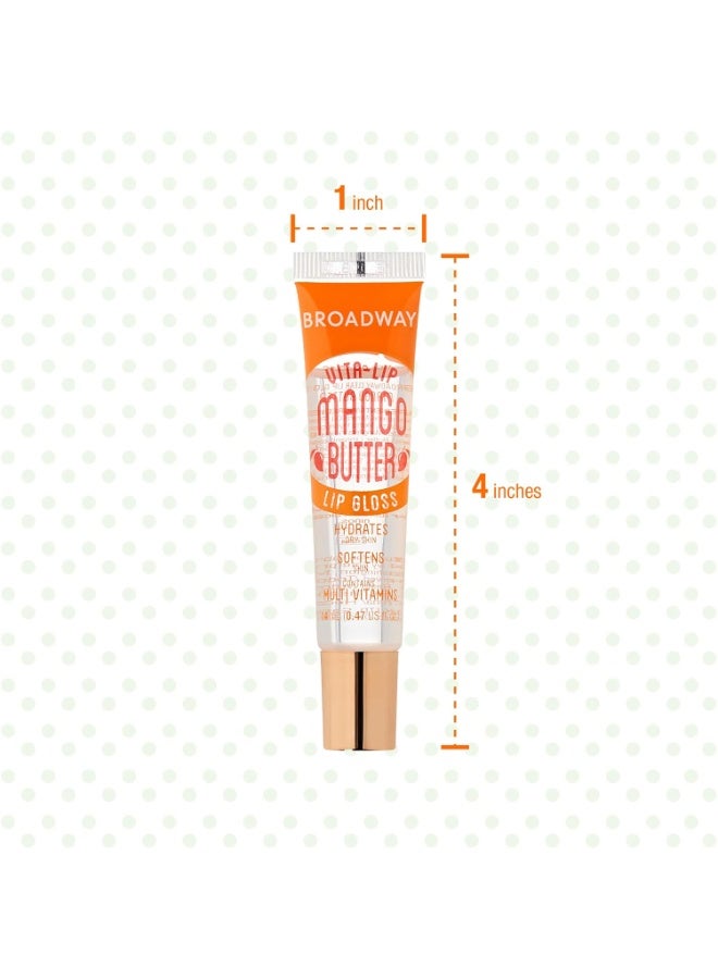 Ruby Kisses Broadway Vita-Lip Clear Lip Gloss (10 Pack), Ultra-Hydrating & Soothing Formula with Vitamins, High-Shine Non-Sticky Finish Lip Balm with Mint, Rosehip, Coconut, Mango, Argan, Honey, Shea - Image 2