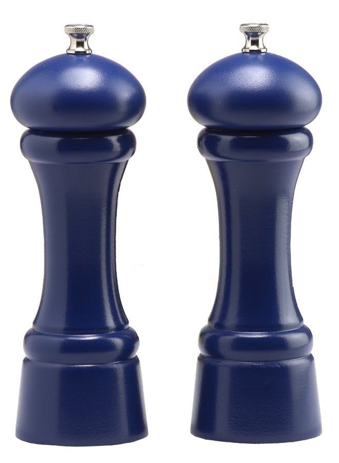 Chef Specialties 8 Inch Windsor Pepper Mill and Salt Mill Set - Cobalt Blue - Made in USA - Image 1