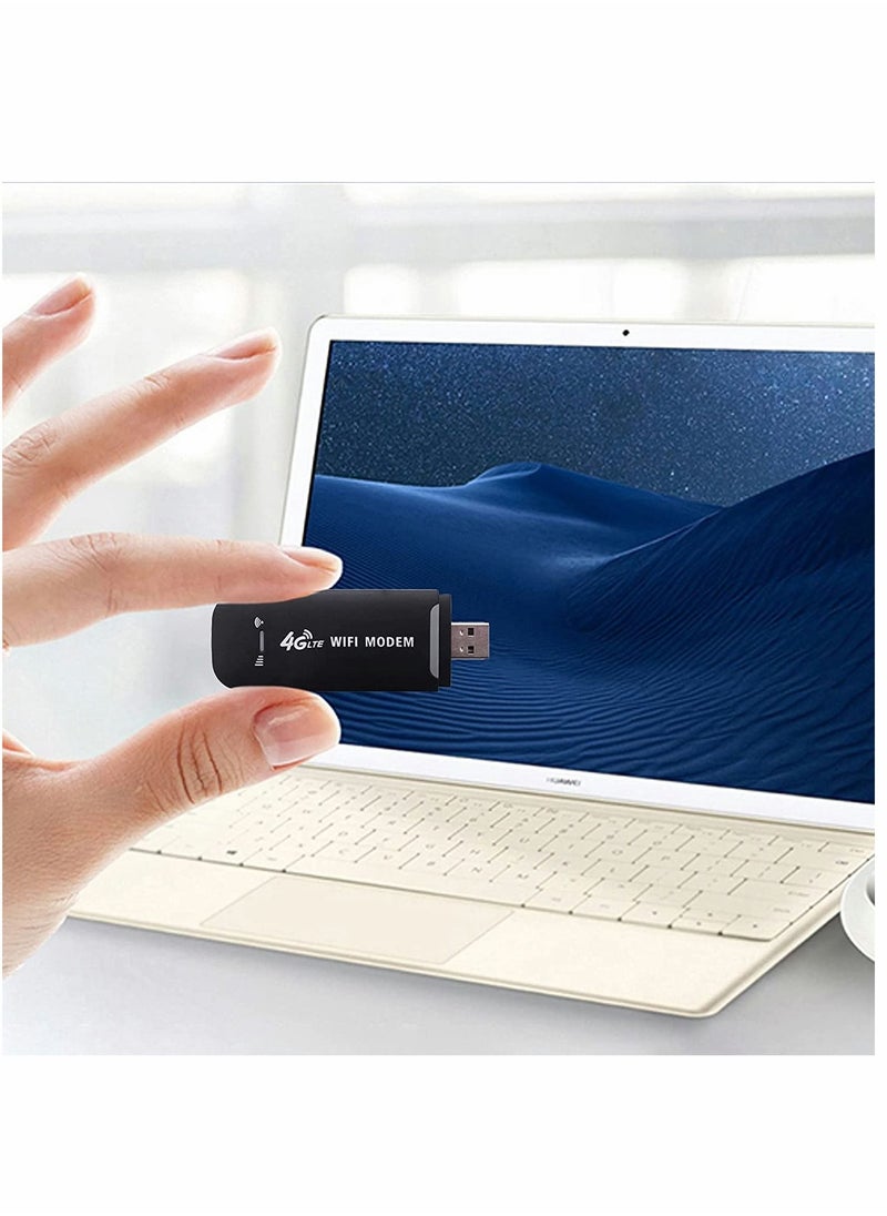 Y&D Portable USB Wifi Dongle, 4G Modem WiFi Router Dongle 150Mbps with SIM Card Slot Car Hotspot Pocket Mobile  - Image 3
