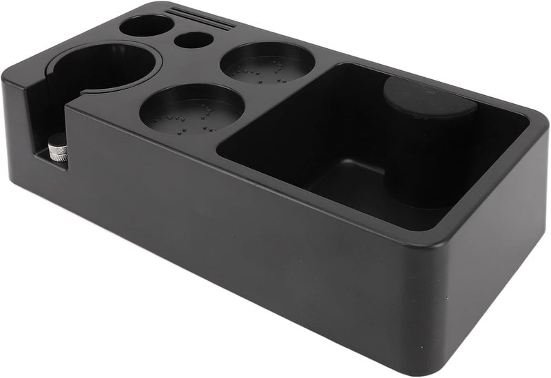 fannay Espresso Knock Box, Espresso Coffee Organizer Box Tamping Station for Storage Espresso Tamper, Distributor, Portafilter & Puck Screen Accessories, Non-Slip Espresso Tamper Holder - Image 1