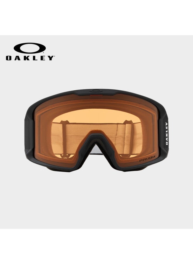 OAKLEY Oakley Ski Goggles, Spectrum Smart Lenses, Outdoor Double-layer Anti-fog Wide-view Cylindrical Snow Goggles, Protective Eyewear, 0oo7070-57 - Image 1