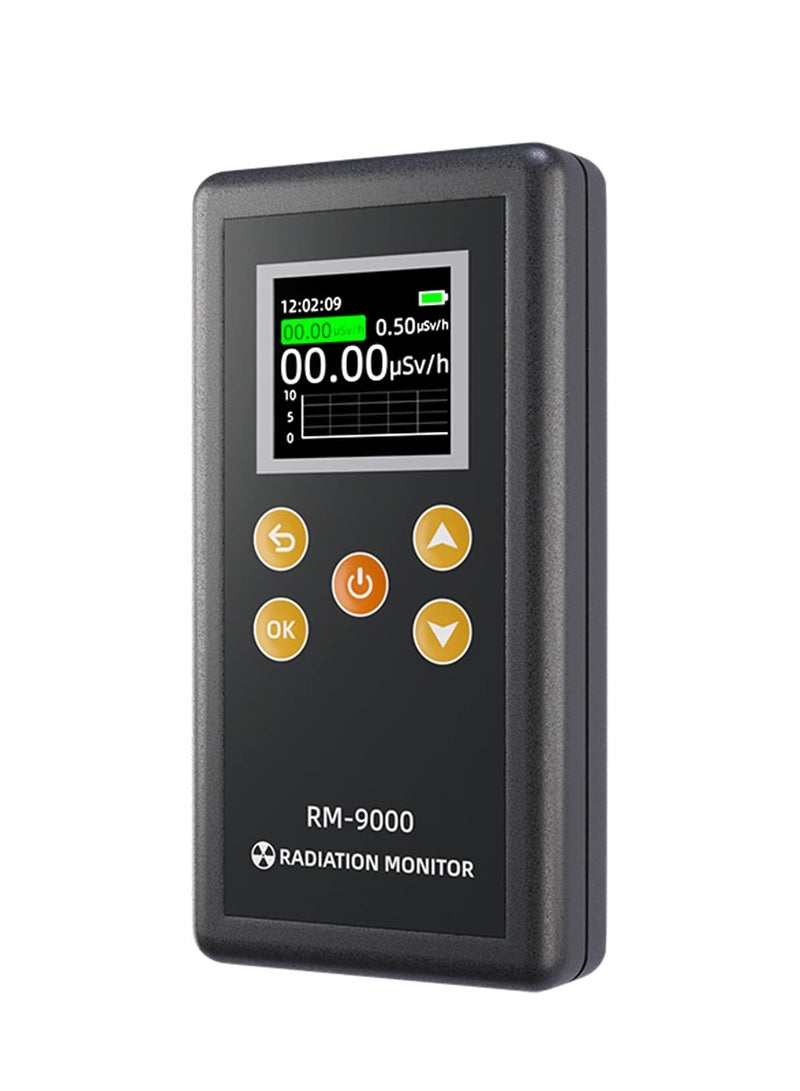 SOLARAE Handheld Geiger Counter Nuclear Radiation Detector, High Accuracy Beta Gamma X-ray Nuclear Radiation Dosimeter, Portable Radiation Monitor with LCD Display - Image 5