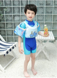 SYOSI Swim Vest Kids, For 30 55 Pounds Boys and Girls, Toddler Floats with Shoulder Harness Arm Wings Children Safety Buoyancy Vest Baby Arm Foam Drifting Floating Swimming Aid  - Image 4