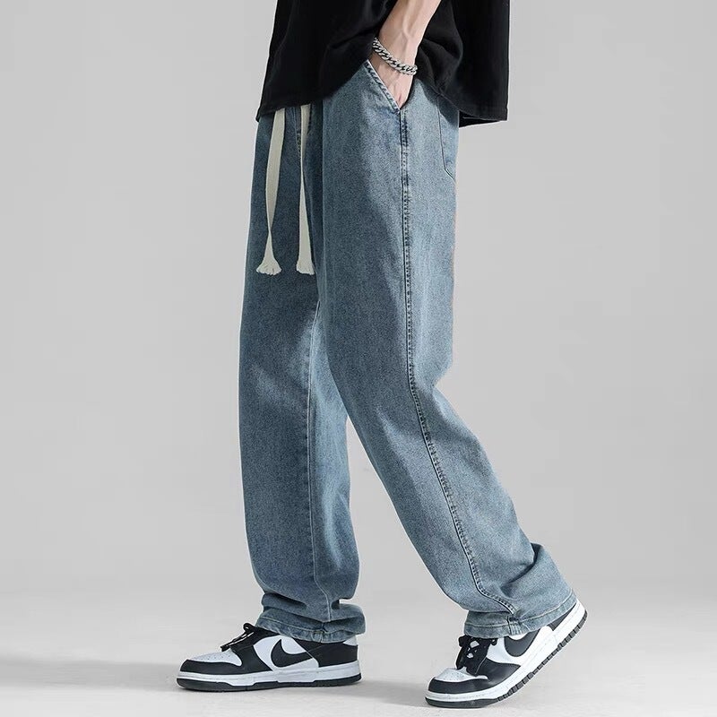 Unisex Casual Daily Denim Jeans - Image 2