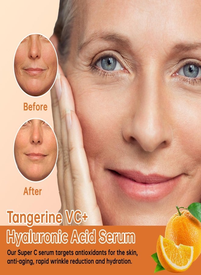 CHANGARLOAD Super Vitamin C Serum for Women Over 70 Vitamin C Face Serum for Skin Care, Hyaluronic Acid for Face Dark Spot Remover, Anti Aging, Lifts and Firms, Fights Wrinkles 1fl. oz. - Image 4