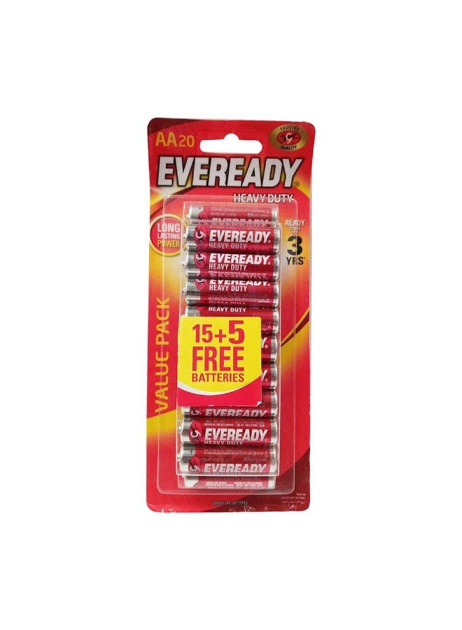 Eveready Eveready Zine AA Battery Set (20 Pack) - Image 1