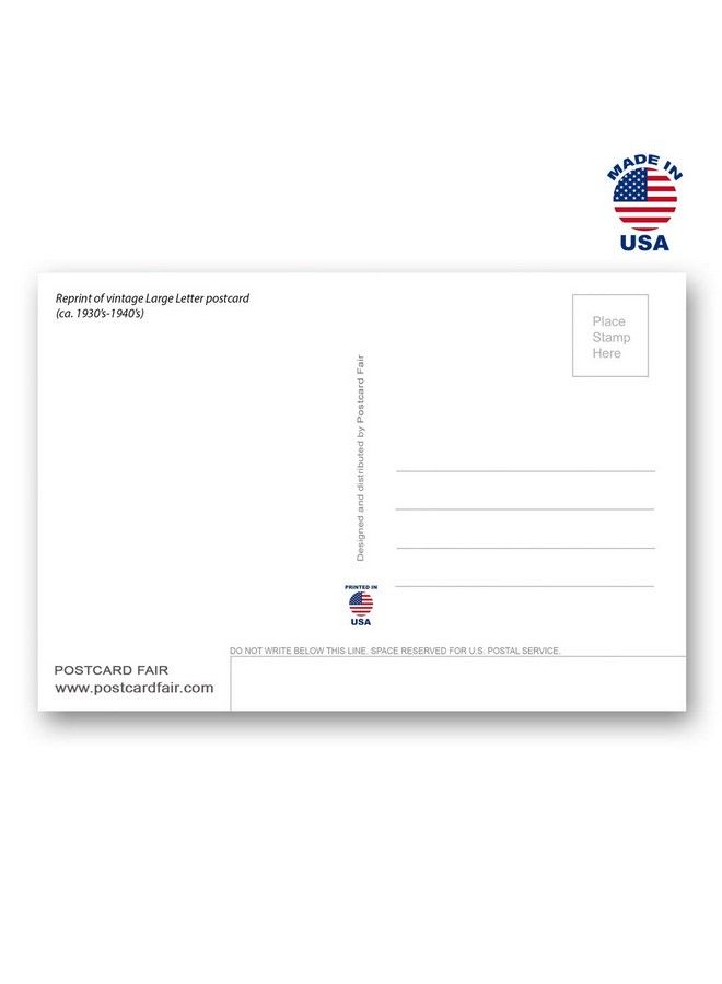 Postcard Fair Greetings From Baltimore Md Vintage Reprint Postcard Set Of 20 Identical Postcards. Large Letter Baltimore Maryland City Name Post Card Pack (Ca. 1930'S1940'S). Made In Usa. - Image 3