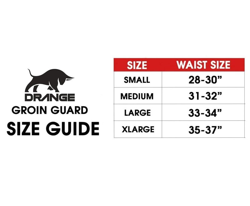 DRANGE حماية منطقة العانة للرجال لملاكمة فنون القتال المختلطة الكاراتيه التايكوندو كيك بوكسينغ موياي تاي MMA (صغير) - Image 3