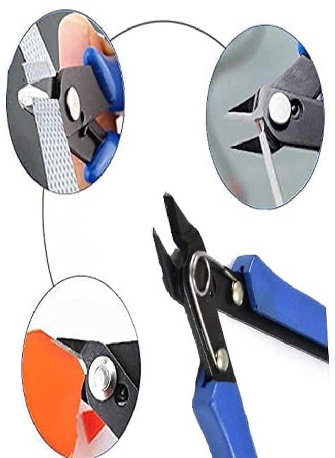 Red Champion Premium Electronic Crops 7 Alloy Steel Nippers and Micro Shears Nipper Cutter for Wire, Sharp, Strippers Cutting, Jewellery Cutting Tool for Multipurpose Use 11.5cm Pack of- 6 - Image 3