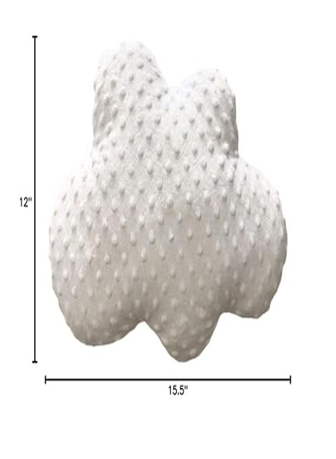 Snuggle Stuffs Cloud Minky Dot 15" Throw Pillow - Image 2