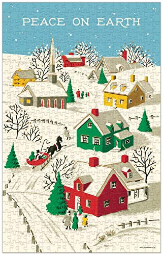 CAVANILLI & CO. Cavallini, 500-Piece Puzzle, Peace on Earth - Image 2