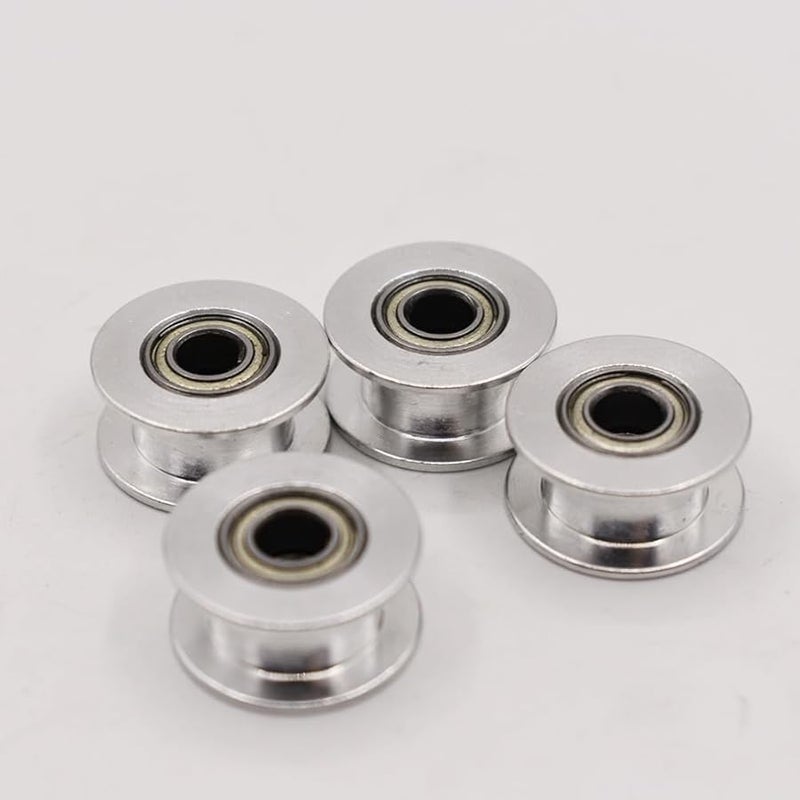 2GT Synchronous Idler Pulley Without Teeth 25T 6mm Bore 11mm Width With Bearing - Image 1
