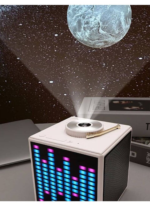 Shiyin Projection Lamp Real Stary Sky Nigh Light with Music Level Light K-1206