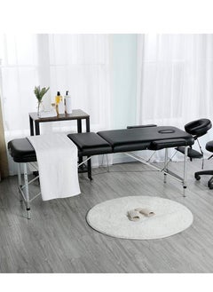 ZUIHAO Portable Massage Table Foldable Massage Table Adjustable Salon Spa Table Adjustable Eyelash Table Tattoo Table Aluminum Frame Height With Carrying Case  - Image 2
