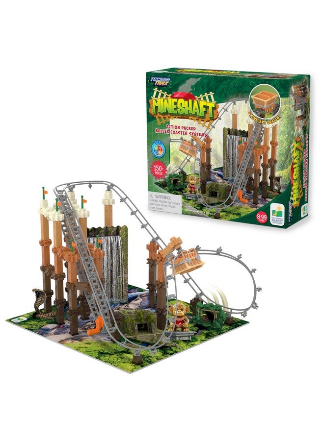 The Learning Journey International Techno Trax Mineshaft, Action Packed Roller Coaster Building Kit, STEM Gift for Boys and Girls Age 8+, 150+ pc Set - Image 1