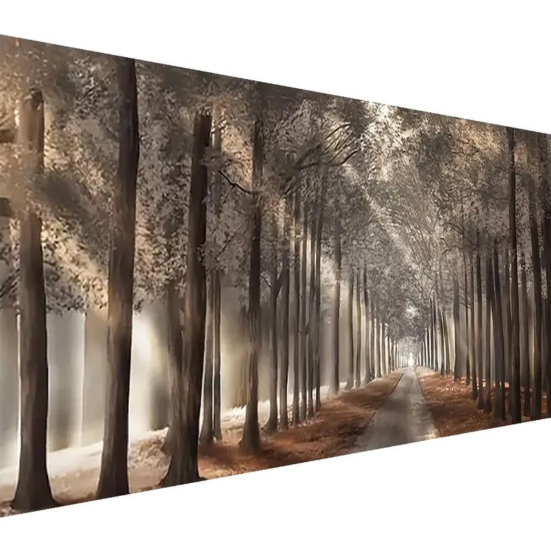 BOHADIY Forest Diamond Painting Kits for Adults 5D Large Landscape Diamond Art Kits for Adults Full Drill Woods Diamond Art Painting Kits Gem Art Kits for Wall Decor 27.5x15.7Inch Sunshine Tree - Image 1