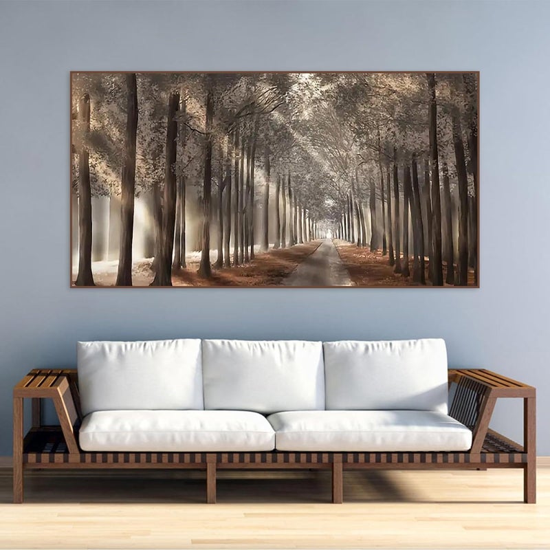 BOHADIY Forest Diamond Painting Kits for Adults 5D Large Landscape Diamond Art Kits for Adults Full Drill Woods Diamond Art Painting Kits Gem Art Kits for Wall Decor 27.5x15.7Inch Sunshine Tree - Image 3