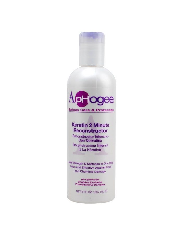 ApHogee Intensive Two Minute Keratin Reconstructor (2 Pack of 16 OZ.)