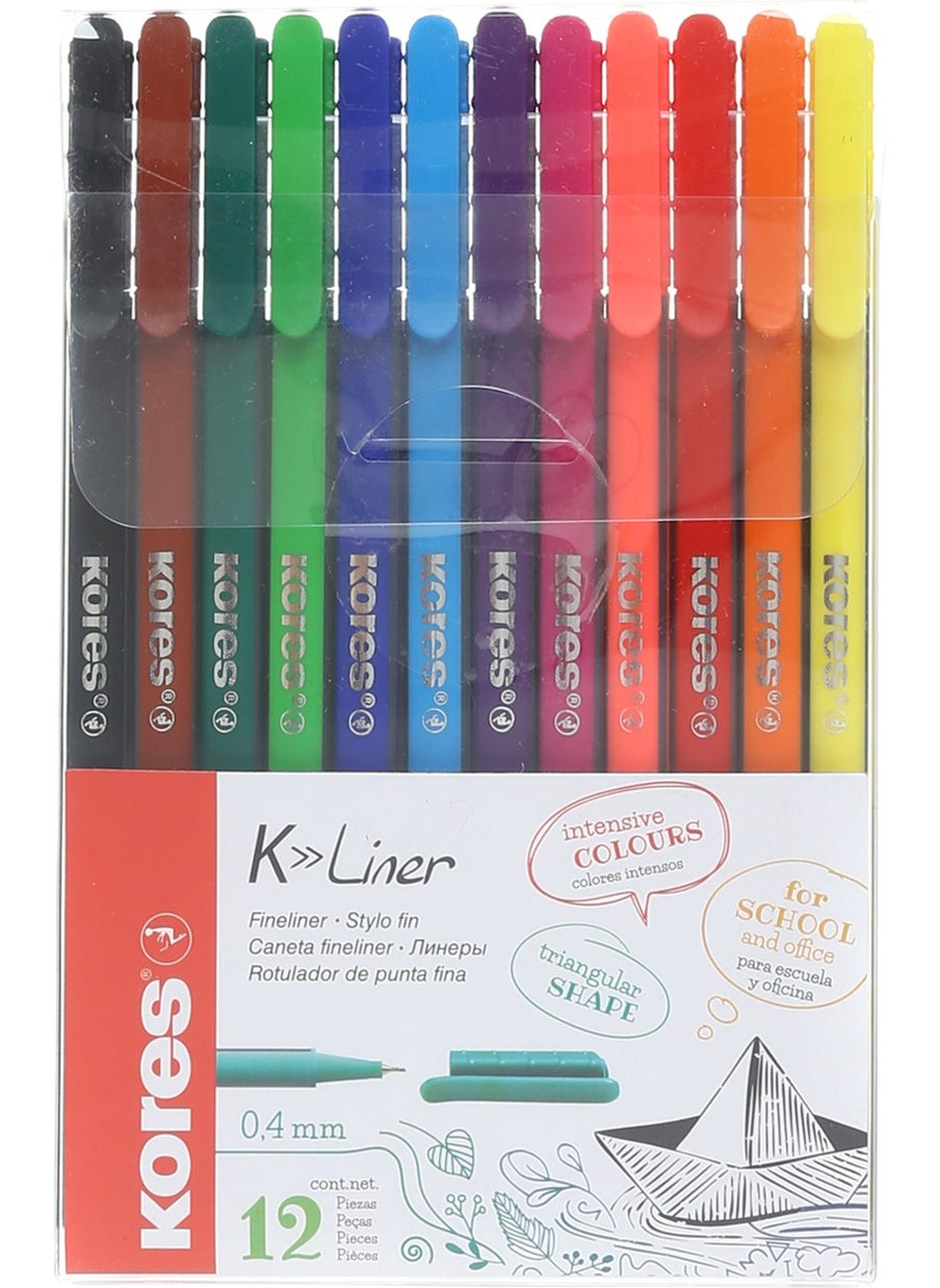 Kores Pencil Set, Discolored, Multicolored 