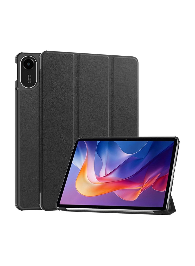 VKL Tablet Case Compatible with Xiaomi Redmi Pad 2 11 Inch 2025,Smart Tri-fold Leather Protective Case,Auto Sleep/Wake Function,Multi-angle Bracket (Black) - Image 1