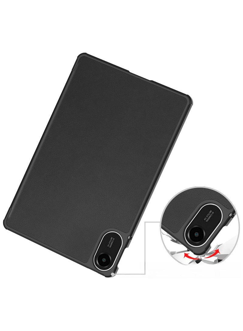 VKL Tablet Case Compatible with Xiaomi Redmi Pad 2 11 Inch 2025,Smart Tri-fold Leather Protective Case,Auto Sleep/Wake Function,Multi-angle Bracket (Black) - Image 5