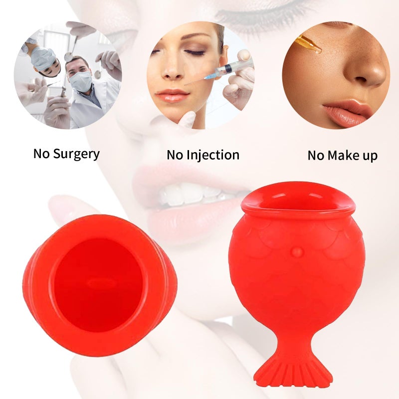 XPAPOV Lip Plumper Device Lip Filler Beauty Pump,Soft Material Pout Lips Enhancer Plumper Tool, Natural Pout Mouth Tool - Image 5