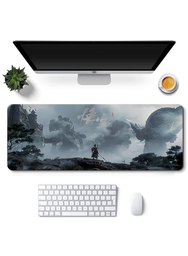 Black Myth Wukong Game Printed Large Mouse Pad, 800*300*3mm - Image 1