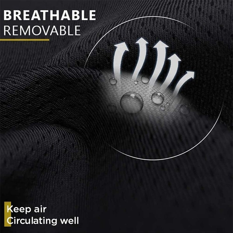 PRITASHA Car Seat Headrest Neck Rest Cushion Car Seat Neck Pillow 100 Pure Memory Foam Neck Pillow with Breathable Removable Cover Comfortable Ergonomic Pain Relief Neck Rest Cushion0S - Image 5