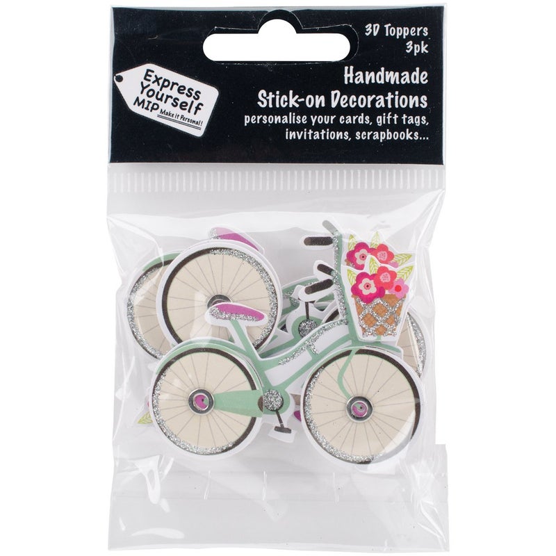 Express Yourself MIP Second Nature Express Yourself Make It Personal 3D STICKERS Bicycle