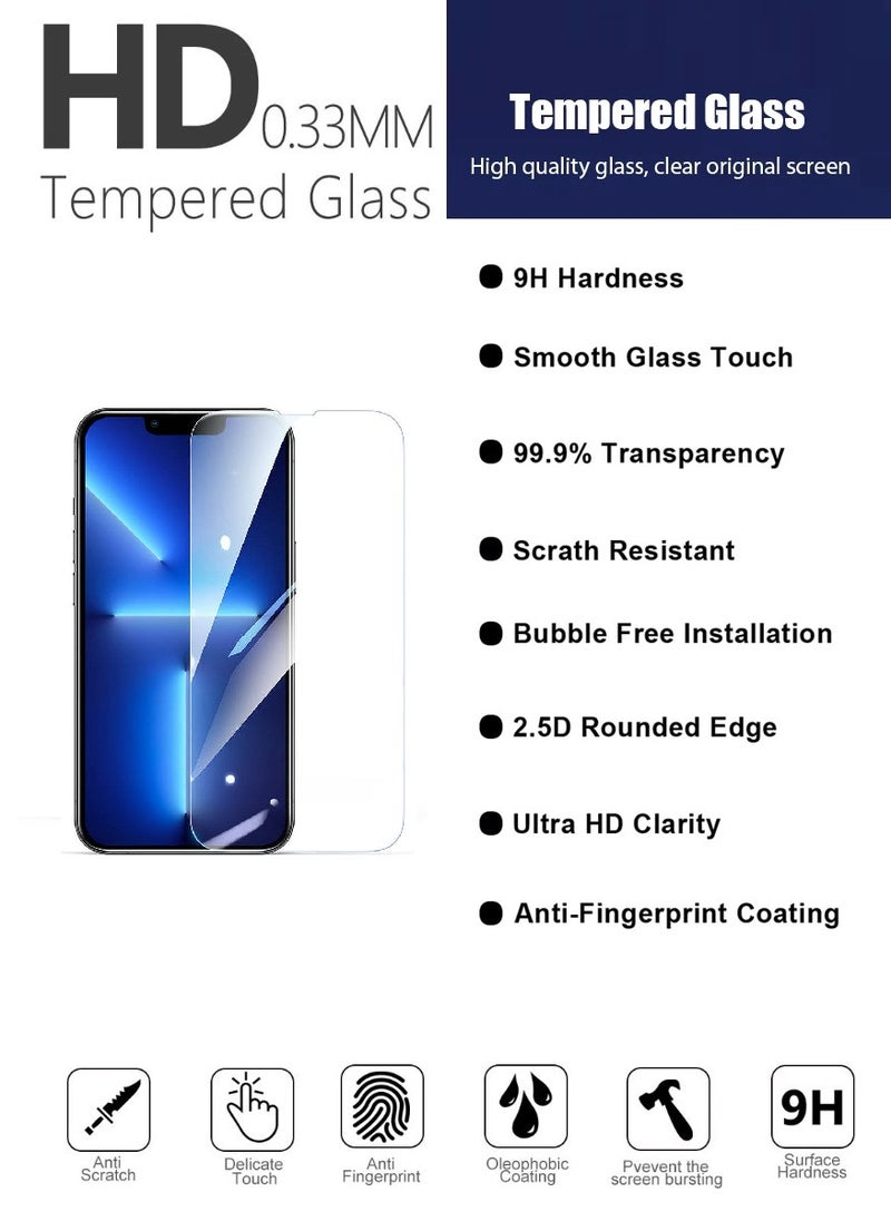 Tempered Glass Screen Protector Clear Designed For iPhone 13 Pro Max Full Screen Coverage And Bubble Free - Image 5
