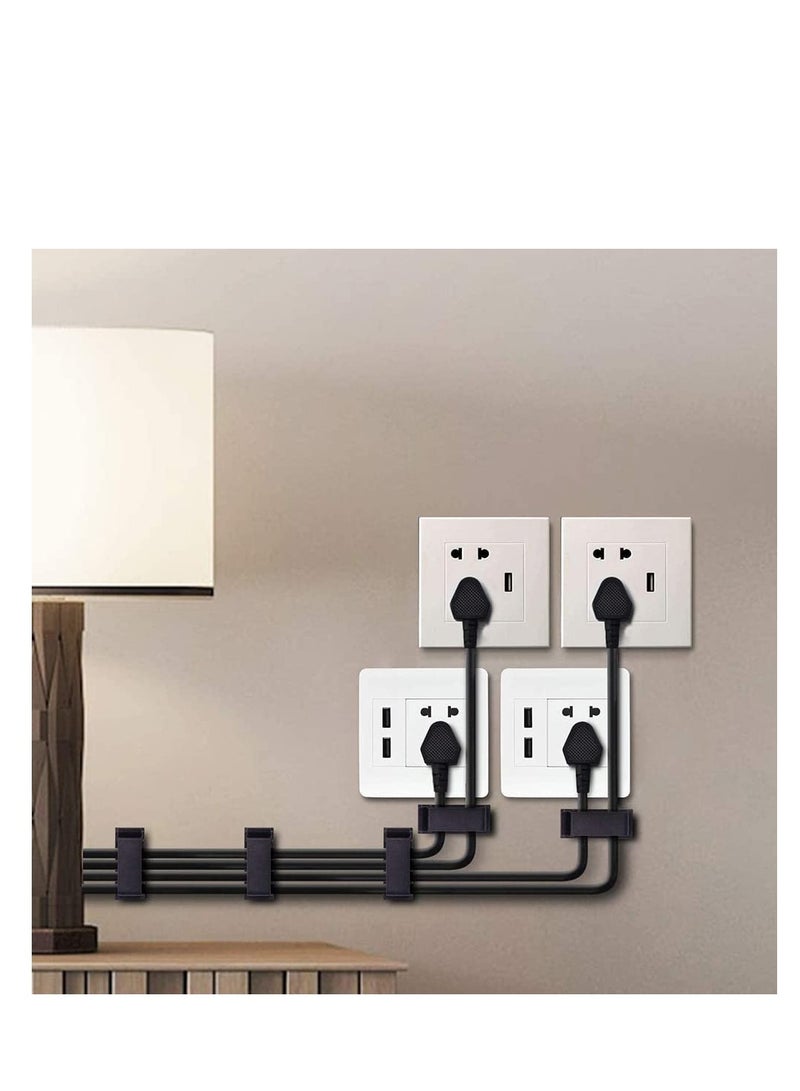 50-Pcs Self Adhesive Cable Management Clips, Cable Organisers Wire Clips Cord Holder - Image 3