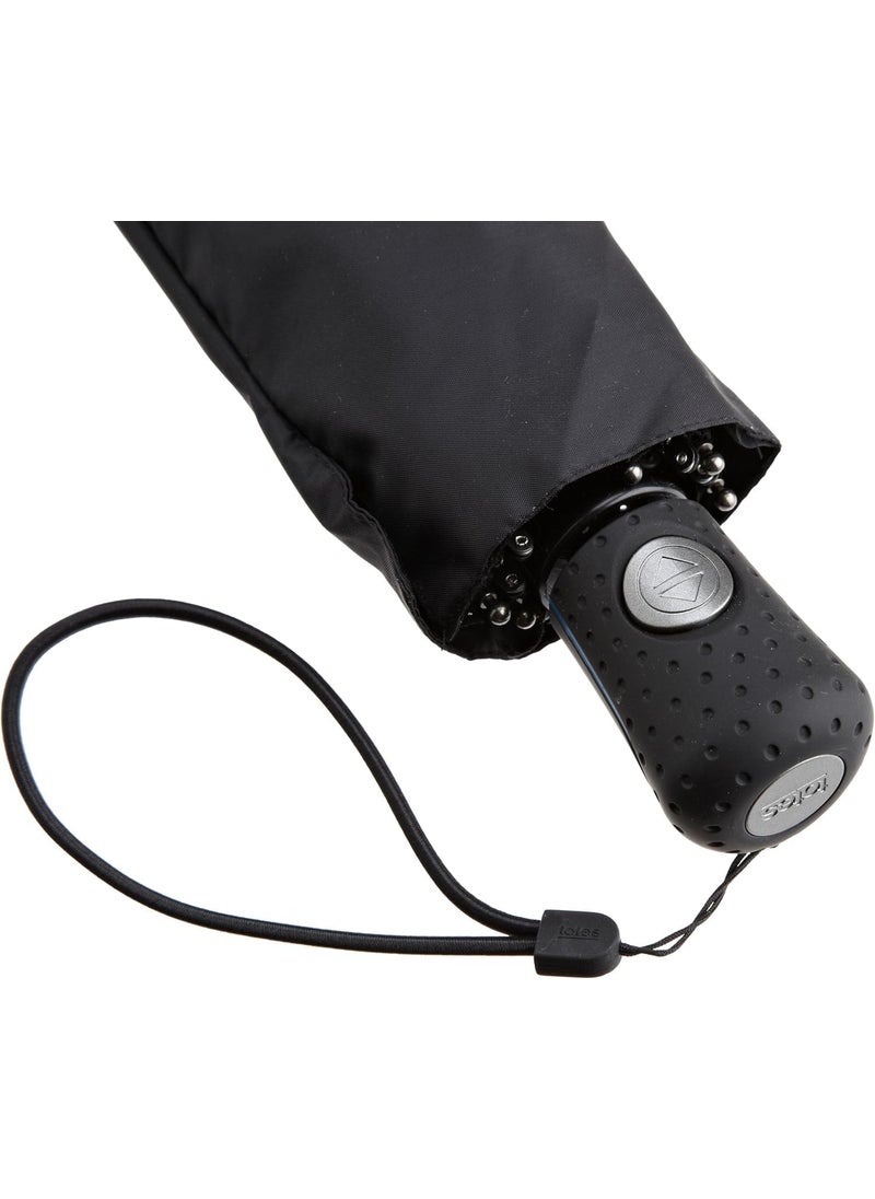 Totes - totes Automatic Open Close Compact Foldable Travel Umbrella - Image 1