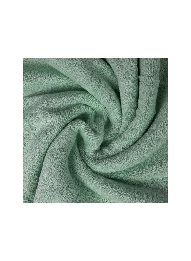 The Bros Premium Set of 4 Bath Towel Set 80cm x 140cm, 600 GSM Premium Combed Terry 100% Cotton, Highly Absorbent Bathroom Towels for Home and Hotels (SAGE GREEN) - Image 5