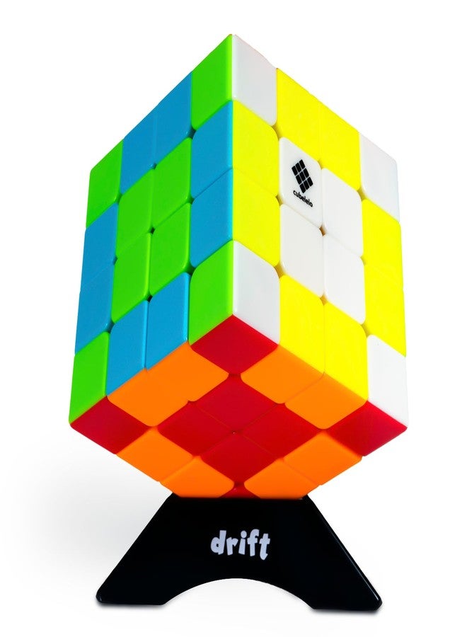 Cubelelo Drift 4x4 Stickerless with Stand | High-Performance Speed Cube | Smooth Turning & Durable | Ideal for Beginners & Pros for Kids & Adults - Image 1