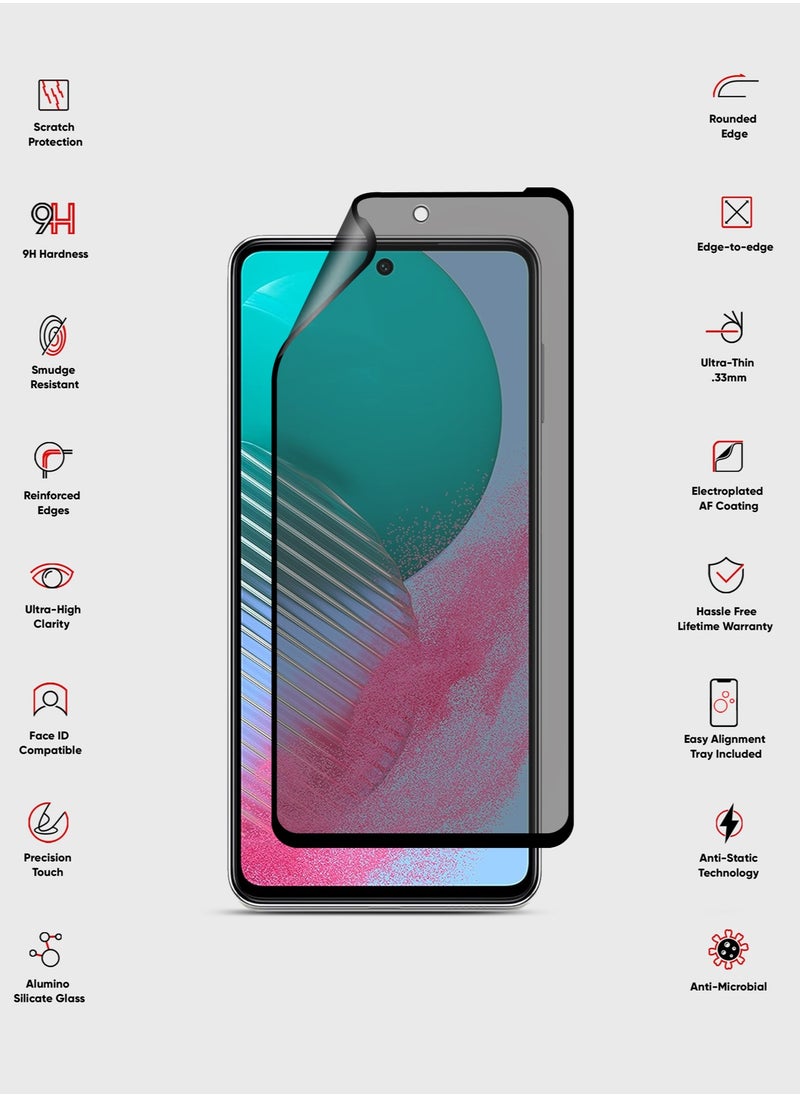 Techie - Techie Full Cover Explosion-Proof Matte Ceramic Privacy Film Screen Protector for Samsung Galaxy M54 - Image 1