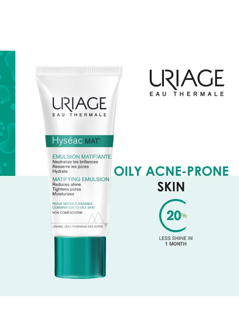 Uriage - Uriage Hyseac Mat Mattifying Emulsion 40ml - Image 1