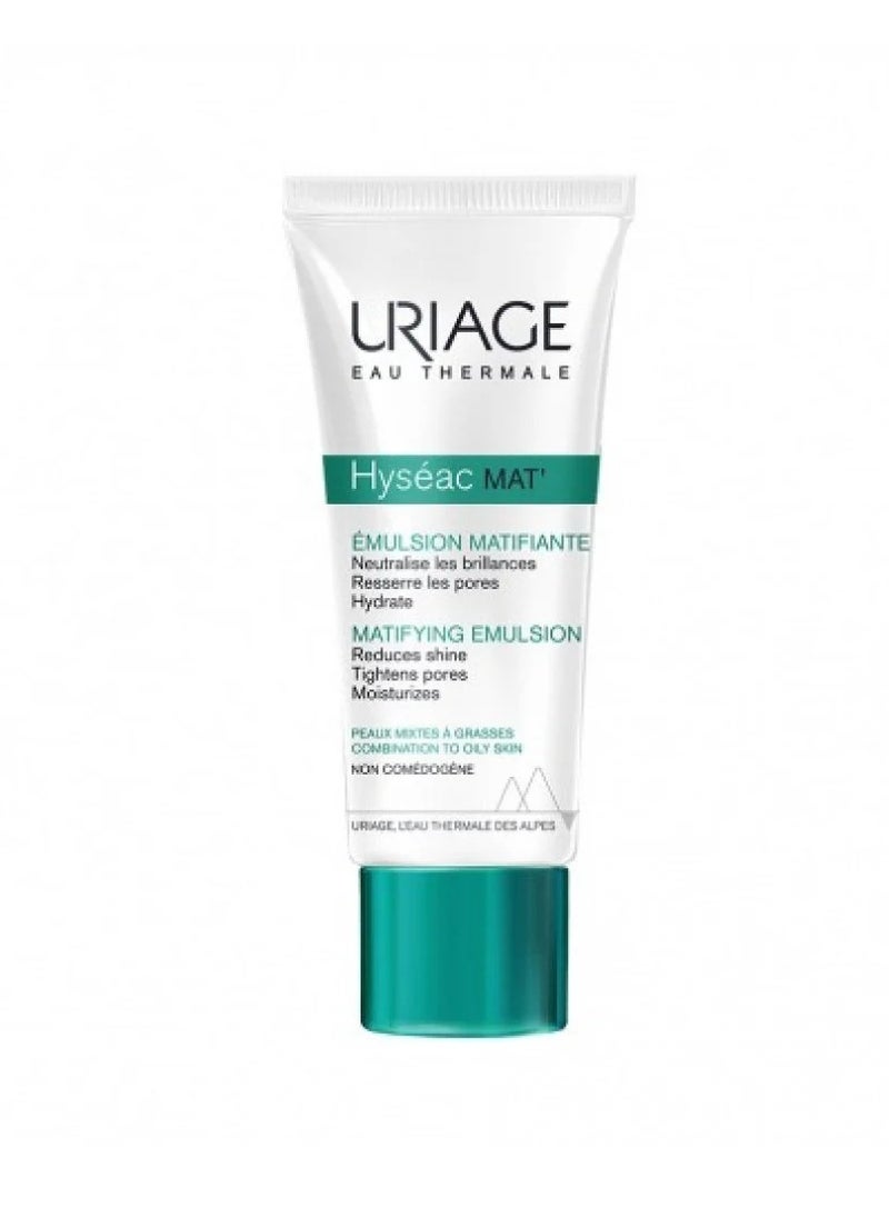 Uriage - Uriage Hyseac Mat Mattifying Emulsion 40ml - Image 1