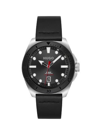 Men Analog Round Shape Leather Wrist Watch 44 mm - pzsku/Z287EABC1E1D1C295E265Z/45/_/1682489012/b24ed8fb-3cbc-4d7c-b464-798ae5b8987e