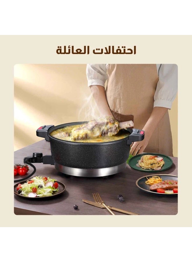 بيكي قدر كهربائي متعدد الوظائف  سعة 7.5 لتر – 1600 واط مانع للالتصاق - Image 4