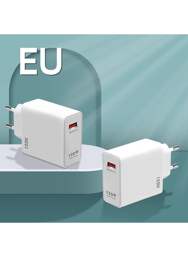 Beauenty 120W USB Super Fast Charging Charger Suitable, Plug Size:EU Plug - Image 2